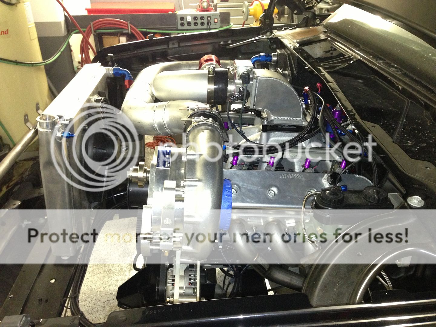 Fabbing lsx transplant procharger intake piping F2/A2W/Super Vic